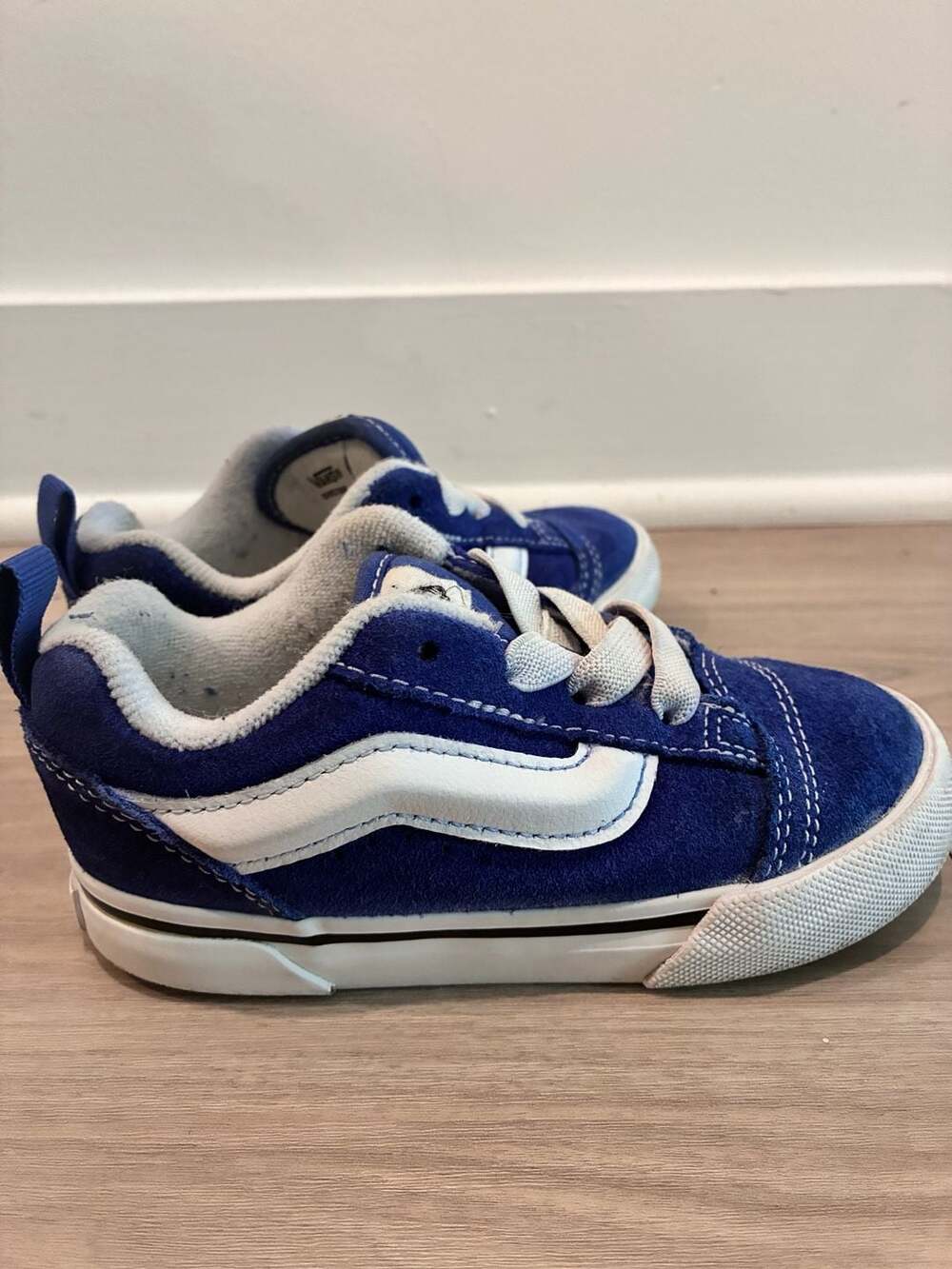 Vans Old Skool Blue Suede Sneakers Toddler Size 9